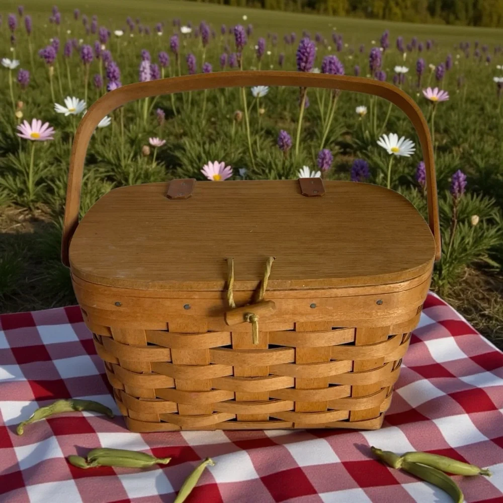 Vintage Longaberger Basket Purse - Picture 1 of 7